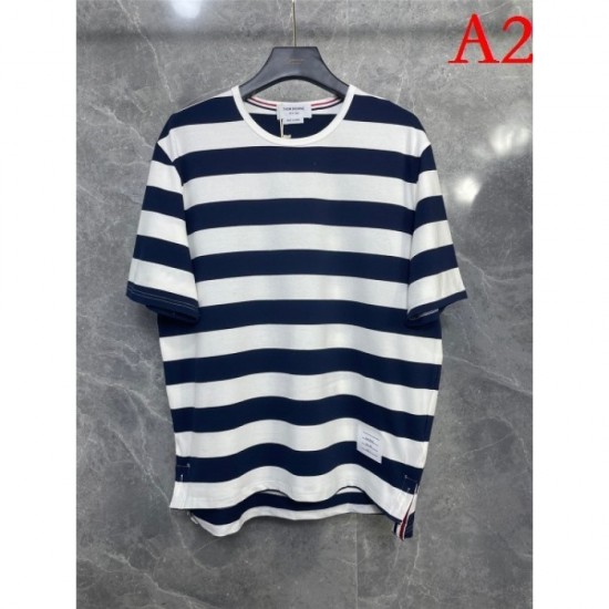 THOM BROWNE Men's Short Sleeve T-shirt 2022 New Sale As soon as possible Thom Browne THOM BROWNE Men's Short Sleeve T-shirt 2022 New Sale As soon as possible Thom Browne