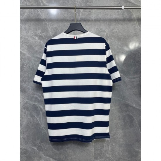 THOM BROWNE Men's Short Sleeve T-shirt 2022 New Sale As soon as possible Thom Browne THOM BROWNE Men's Short Sleeve T-shirt 2022 New Sale As soon as possible Thom Browne