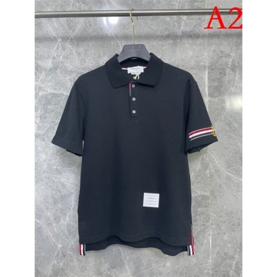 THOM BROWNE Men's Short Sleeve T-shirt 2022 New Cool Cute Thom Browne THOM BROWNE Men's Short Sleeve T-shirt 2022 New Cool Cute Thom Browne