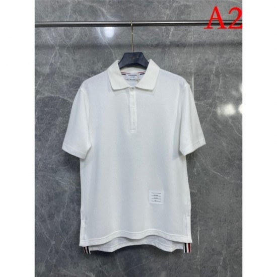 THOM BROWNE Men's Short Sleeve T-shirt 2022 New Trend Style Thom Browne THOM BROWNE Men's Short Sleeve T-shirt 2022 New Trend Style Thom Browne