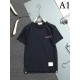 2022SS short-sleeved T-shirt this summer No. 1 THOM BROWNE Tom Brown 2022SS short-sleeved T-shirt this summer No. 1 THOM BROWNE Tom Brown