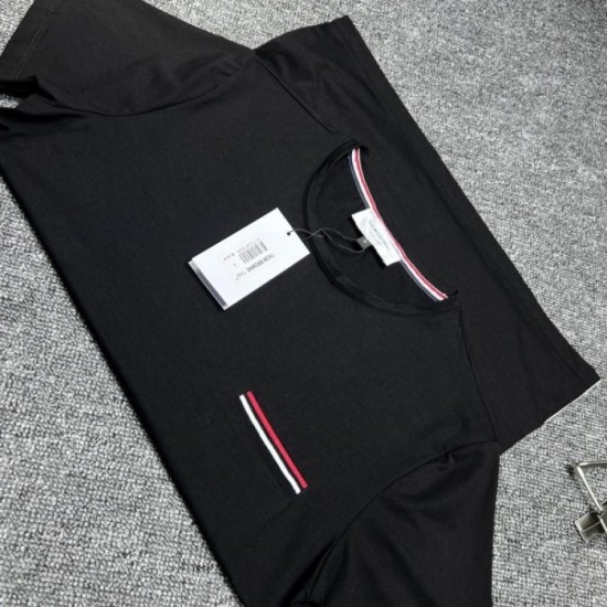 2022SS short-sleeved T-shirt this summer No. 1 THOM BROWNE Tom Brown 2022SS short-sleeved T-shirt this summer No. 1 THOM BROWNE Tom Brown