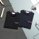 2022SS short-sleeved T-shirt this summer No. 1 THOM BROWNE Tom Brown 2022SS short-sleeved T-shirt this summer No. 1 THOM BROWNE Tom Brown