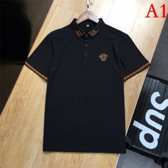 VERSACE Men's Short Sleeve T-shirt 2022 New Specials New Limited Versace VERSACE Men's Short Sleeve T-shirt 2022 New Specials New Limited Versace