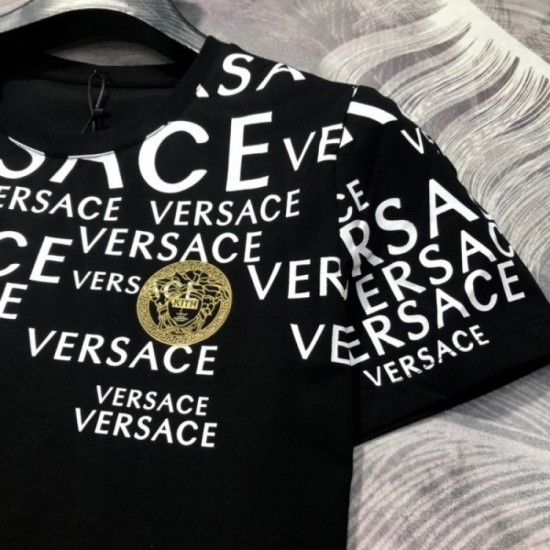 VERSACE Men's Short Sleeve T-shirt 2022 New Overseas Limited Model New Versace VERSACE Men's Short Sleeve T-shirt 2022 New Overseas Limited Model New Versace