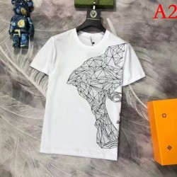 VERSACE Men's Short Sleeve T-shirt 2022 New Arrival Versace