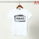 VERSACE Men's Short Sleeve T-shirt 2022 New Super Rare Love at First Sight Versace VERSACE Men's Short Sleeve T-shirt 2022 New Super Rare Love at First Sight Versace