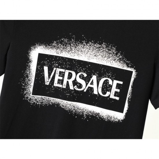 VERSACE Men's Short Sleeve T-shirt 2022 New Super Rare Love at First Sight Versace VERSACE Men's Short Sleeve T-shirt 2022 New Super Rare Love at First Sight Versace