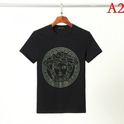 VERSACE Men's Short Sleeve T-shirt 2022 New This Season New Versace
