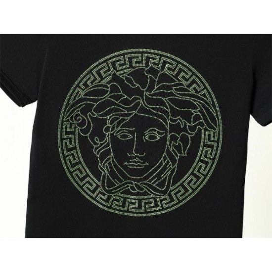 VERSACE Men's Short Sleeve T-shirt 2022 New This Season New Versace VERSACE Men's Short Sleeve T-shirt 2022 New This Season New Versace