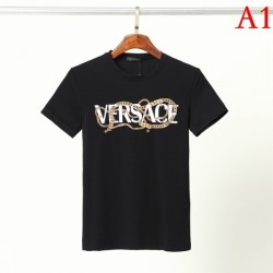 VERSACE Men's Short Sleeve T-shirt 2022 New Popular New Logo Versace