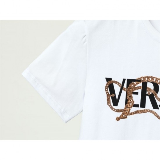 VERSACE Men's Short Sleeve T-shirt 2022 New Popular New Logo Versace VERSACE Men's Short Sleeve T-shirt 2022 New Popular New Logo Versace