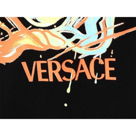 VERSACE Men's Short Sleeve T-shirt 2022 New Sold Out Required Limited SALE Versace VERSACE Men's Short Sleeve T-shirt 2022 New Sold Out Required Limited SALE Versace
