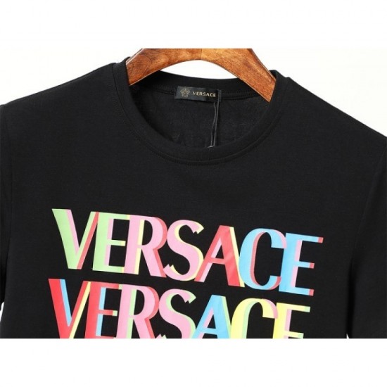 VERSACE Men's Short Sleeve T-shirt 2022 New Limited Price Early Sold Out Versace VERSACE Men's Short Sleeve T-shirt 2022 New Limited Price Early Sold Out Versace