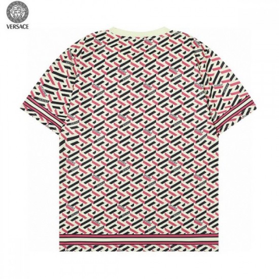 Men's T-shirt with the impression of a fashionable expert 2022SS VERSACE Versace Men's T-shirt with the impression of a fashionable expert 2022SS VERSACE Versace