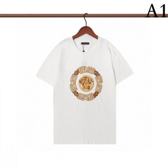 Eye-catching-Men's T-shirt with distinctive design 2022SS VERSACE Versace Eye-catching-Men's T-shirt with distinctive design 2022SS VERSACE Versace