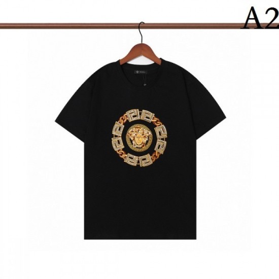 Eye-catching-Men's T-shirt with distinctive design 2022SS VERSACE Versace Eye-catching-Men's T-shirt with distinctive design 2022SS VERSACE Versace
