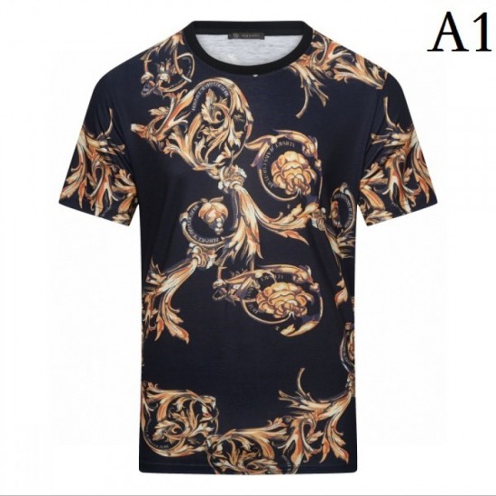 VERSACE Versace 2022SS Men's Short Sleeve T-shirt Featured New Brand VERSACE Versace 2022SS Men's Short Sleeve T-shirt Featured New Brand