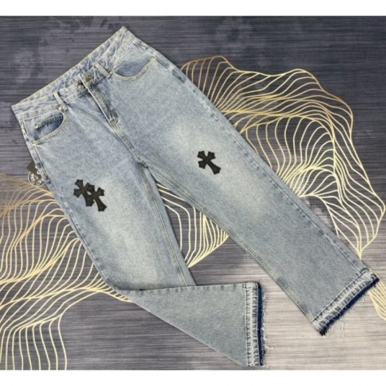 2022SS Great presence style Men's and women's denim pants CHROME HEARTS Chrome Hearts 2022SS Great presence style Men's and women's denim pants CHROME HEARTS Chrome Hearts