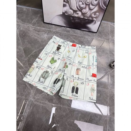 Popular model summer new men's casual pants 2022SS FENDI Fendi Popular model summer new men's casual pants 2022SS FENDI Fendi