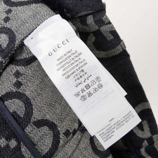 2022SS Best new work of the season GUCCI Gucci unisex denim shorts 2022SS Best new work of the season GUCCI Gucci unisex denim shorts