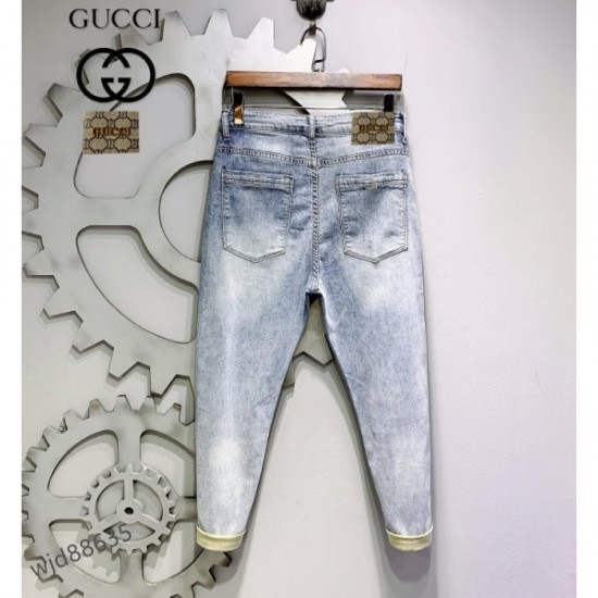 Men's jeans 2022SS GUCCI Gucci for Christmas gifts Men's jeans 2022SS GUCCI Gucci for Christmas gifts
