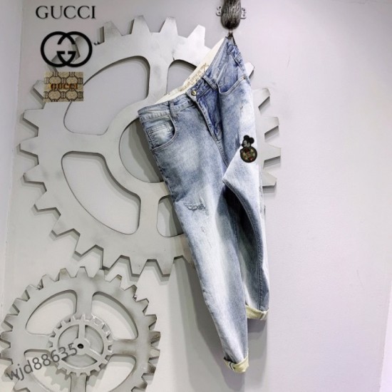 Men's jeans 2022SS GUCCI Gucci for Christmas gifts Men's jeans 2022SS GUCCI Gucci for Christmas gifts