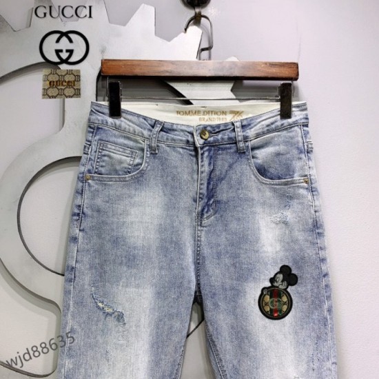 Men's jeans 2022SS GUCCI Gucci for Christmas gifts Men's jeans 2022SS GUCCI Gucci for Christmas gifts
