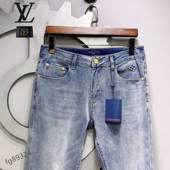 Beautiful silhouette men's jeans 2022SS LOUIS VUITTON Louis Vuitton Beautiful silhouette men's jeans 2022SS LOUIS VUITTON Louis Vuitton