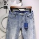 Beautiful silhouette men's jeans 2022SS LOUIS VUITTON Louis Vuitton Beautiful silhouette men's jeans 2022SS LOUIS VUITTON Louis Vuitton