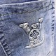 Beautiful silhouette men's jeans 2022SS LOUIS VUITTON Louis Vuitton Beautiful silhouette men's jeans 2022SS LOUIS VUITTON Louis Vuitton