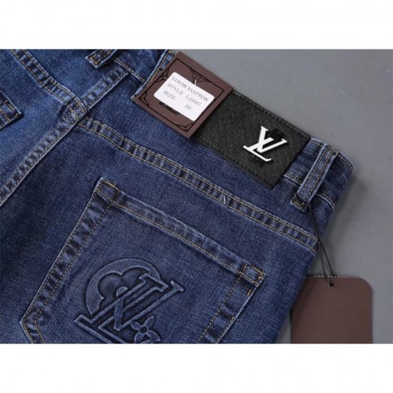 Fresh yet elegant men's denim pants 2022SS LOUIS VUITTON Louis Vuitton Fresh yet elegant men's denim pants 2022SS LOUIS VUITTON Louis Vuitton