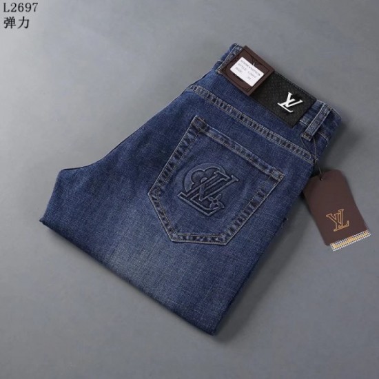 Fresh yet elegant men's denim pants 2022SS LOUIS VUITTON Louis Vuitton Fresh yet elegant men's denim pants 2022SS LOUIS VUITTON Louis Vuitton