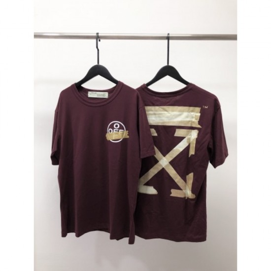 OFF-WHITE Off-white 2022SS New men's short-sleeved T-shirt to dress elegantly OFF-WHITE Off-white 2022SS New men's short-sleeved T-shirt to dress elegantly
