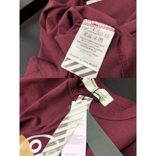 OFF-WHITE Off-white 2022SS New men's short-sleeved T-shirt to dress elegantly OFF-WHITE Off-white 2022SS New men's short-sleeved T-shirt to dress elegantly