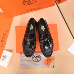 2022SS Business shoes HERMES Hermes latest anticipation fashionable logo