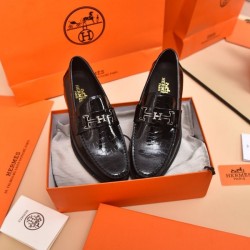 2022SS Business shoes HERMES Hermes latest anticipation fashionable logo