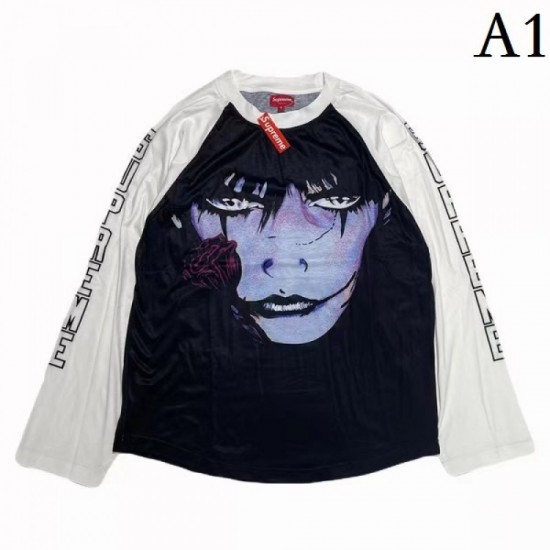 SUPREME Supreme 2022SS Men's long-sleeved T-shirt that attracts attention especially in the spring and summer of this season SUPREME Supreme 2022SS Men's long-sleeved T-shirt that attracts attention especially in the spring and summer of this season