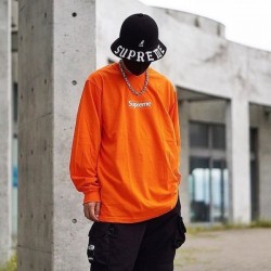 SUPREME Supreme 2022SS Check out the trends in spring and summer Men's long-sleeved T-shirts