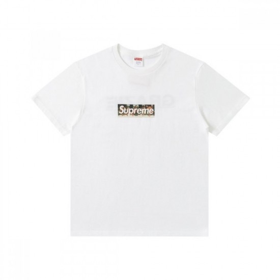 2022SS Bright atmosphere SUPREME Supreme Men's short sleeve T-shirt 2022SS Bright atmosphere SUPREME Supreme Men's short sleeve T-shirt
