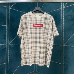 SUPREME Supreme 2022SS Popular men's short-sleeved T-shirt with outstanding turning power