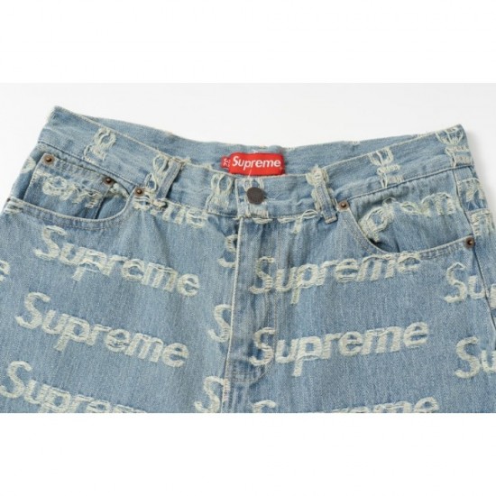 SUPREME Supreme 2022SS Check out the trends of the season Men's denim pants SUPREME Supreme 2022SS Check out the trends of the season Men's denim pants