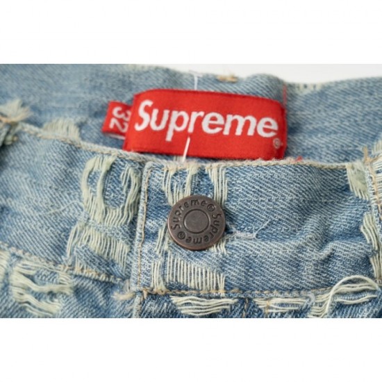 SUPREME Supreme 2022SS Check out the trends of the season Men's denim pants SUPREME Supreme 2022SS Check out the trends of the season Men's denim pants