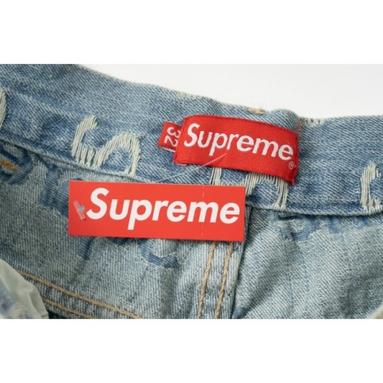 SUPREME Supreme 2022SS Check out the trends of the season Men's denim pants SUPREME Supreme 2022SS Check out the trends of the season Men's denim pants