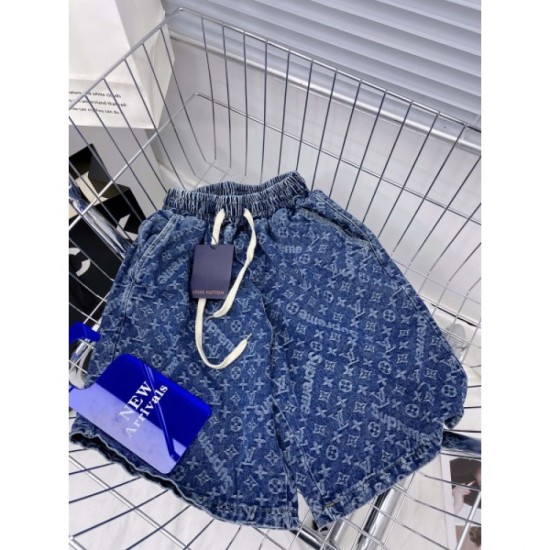 SUPREME Supreme 2022SS Advance trend Men's and women's denim shorts SUPREME Supreme 2022SS Advance trend Men's and women's denim shorts