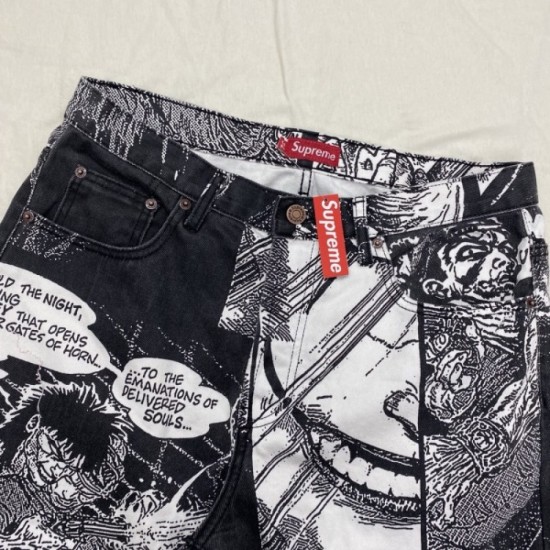 SUPREME Supreme 2022SS Denim shorts aiming for fashionable advanced SUPREME Supreme 2022SS Denim shorts aiming for fashionable advanced