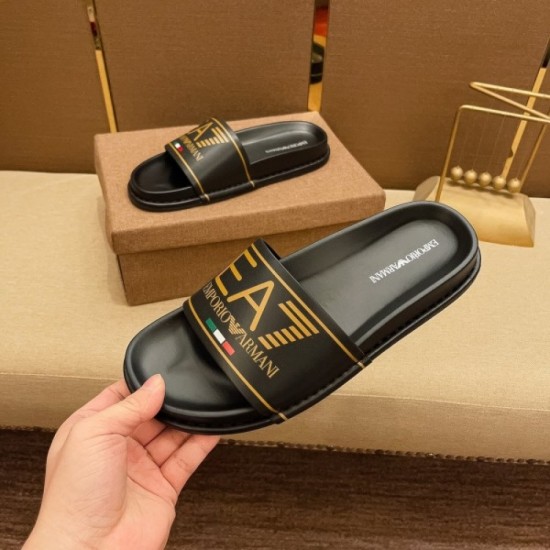 ARMANI Men's Sandals 2022SS Style for hot midsummer ARMANI Men's Sandals 2022SS Style for hot midsummer