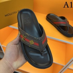 2022SS Popular high discount mail order Men's slippers LOUIS VUITTON Louis Vuitton