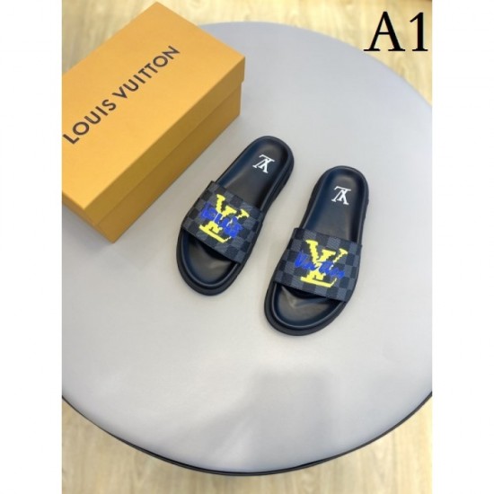 LOUIS VUITTON Men's Sandals 2022SS Popular summer model LOUIS VUITTON Men's Sandals 2022SS Popular summer model