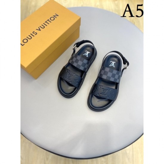 LOUIS VUITTON Men's Sandals 2022SS Popular summer model LOUIS VUITTON Men's Sandals 2022SS Popular summer model